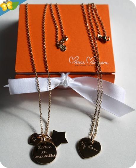 Colliers personnalisés de chez Merci Maman
