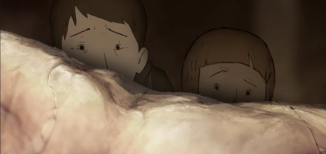 Two Friends : Les apparences sont parfois trompeuses, To Venner, Danemark, Animation, Adulte, Enfant, Homme, dystopie, apocalyptique, orphelin, femme, fille, court métrage 