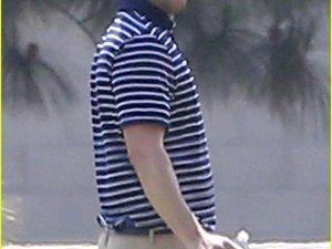 Photos: Une partie de golf à Toluca Lake (20/03/15)