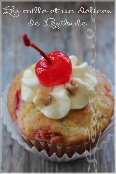 ~Cupcakes au banana split~