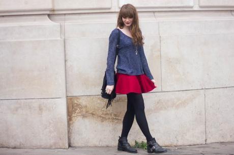 look jupe rouge