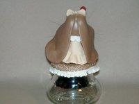 Pot douceur avec p'tit lapin en porcelaine froide