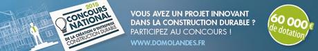 Appel à candidatures - StartUp et Eco Construction avec Domolandes !