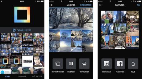 Instagram lance Layout, une application de montages photo
