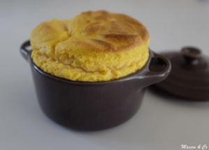 Soufflés au potiron et au parmesan