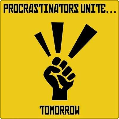 25 mars 2015, journée mondiale de la procrastination