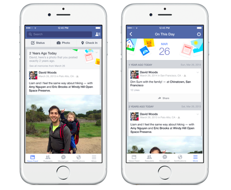 Facebook vous présentera bientôt vos souvenirs sur votre fil d’actualité