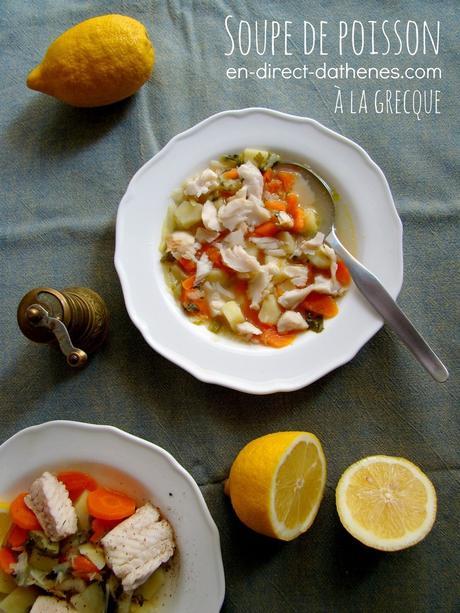 Soupe de poisson à la grecque et bonne fête nationale