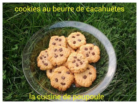 Cookies au beurre de cacahuète au thermomix ou kitchenaid