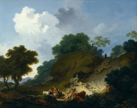 1765 paysage avec moutons et bergers