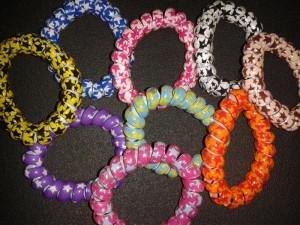 Arrivage de bracelets chouchous « spirales de téléphone »