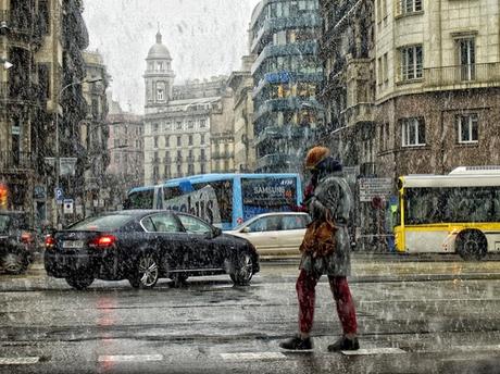 Nieve en Barcelona (© F. Antolín Hernández, Flickr)