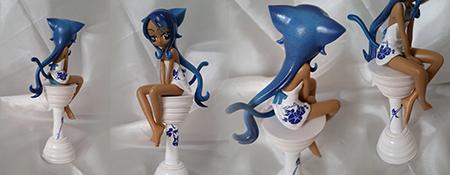 Mini Blue Cat Girl - aHina