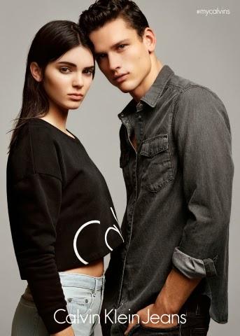 Les clichés de Kendall Jenner pour Calvin Klein Jeans...