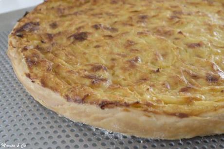 Tarte feuilletée aux oignons