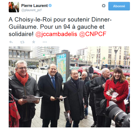 #dep2015 : Pierre Laurent (#PCF), « le fin stratège politique a encore frappé » #FDG