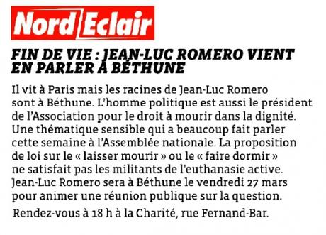 Back to Béthune : Réunion publique ADMD à 18h00