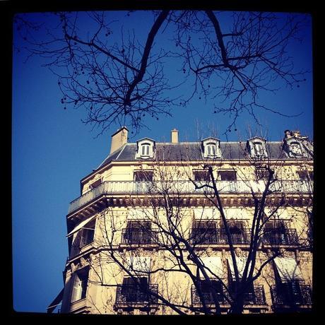 Blue almost spring sky of Paris (17 mars) 