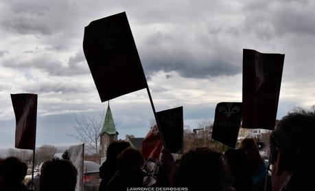 Manifestation à Baie-Comeau...