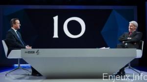 Grande-Bretagne: David Cameron remporte le premier débat télévisé sur les législatives