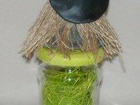 Pot avec p'tite sorcière en porcelaine froide