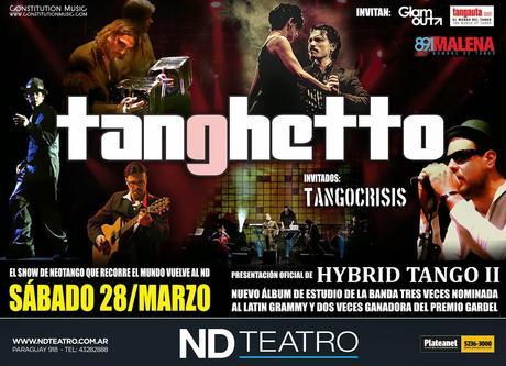 Tanghetto présente demain son nouveau disque à ND Ateneo [à l'affiche]