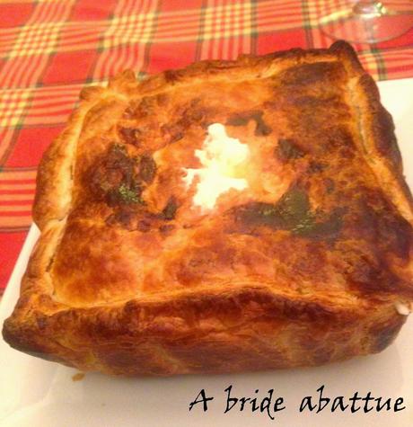 Pommes de terre en feuilleté