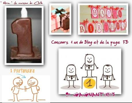 ☆ CONCOURS ♫ 1 an du Blog et page FB