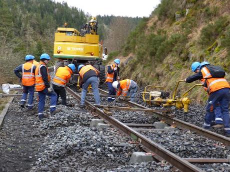 Travaux à Chapeauroux - Crédits photo : SNCF
