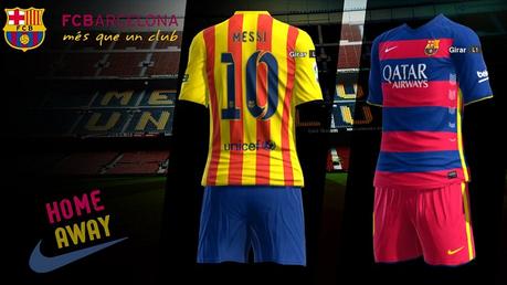 maillots fc barcelone 2015-2016