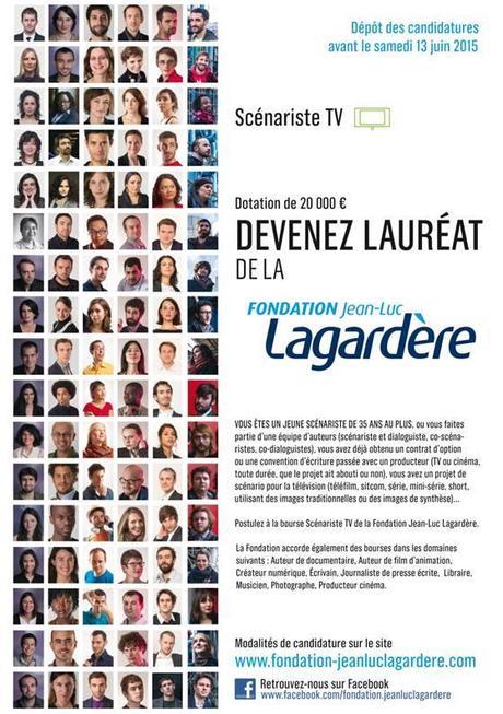 Bourse Scénariste de la Fondation Jean-Luc Lagardère: appel à candidatures 2015 lagardère