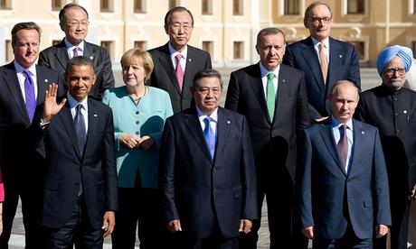 Une partie des leaders politiques lors du sommet du G-20 en novembre dernier.