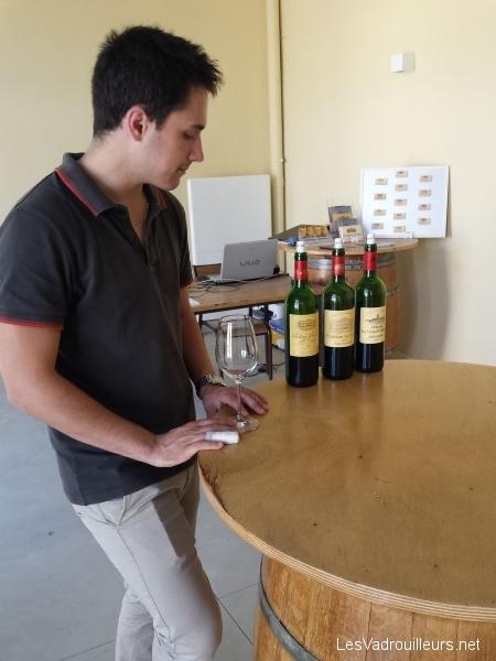 Dégustation au château Le Crock Dégustation au château Le Crock