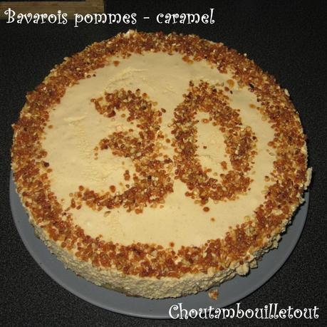 bavarois pomme caramel 2