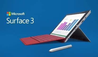 Ouverture des précommandes pour la Surface 3 de Microsoft, la tablette ordinateur
