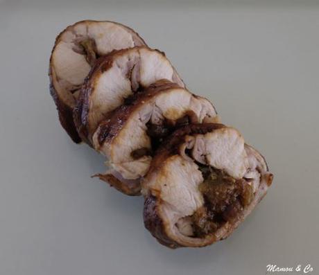 Râble de lapin farci aux figues