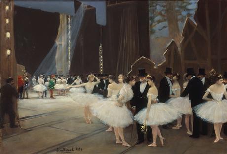 Jean Béraud, Les coulisses de l'Opéra, 1889, Huile sur bois, © Musée Carnavalet / Roger-Viollet