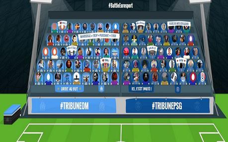 OM-PSG: Eurosport lance la bataille digitale des supporters