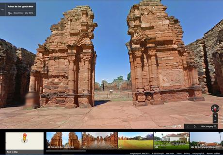 Les ruines jésuites à visiter... sur Google Street View [Actu]