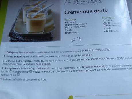 Créme aux oeufs a la pistache....Multi-délices