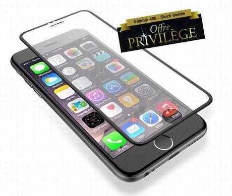 Offre privilège : -58% sur la protection en verre trempé Full Size pour iPhone 6 et iPhone 6 Plus
