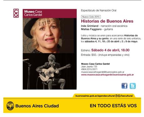 Le Museo Casa Carlos Gardel ouvre sa saison de Narración Oral [à l'affiche]