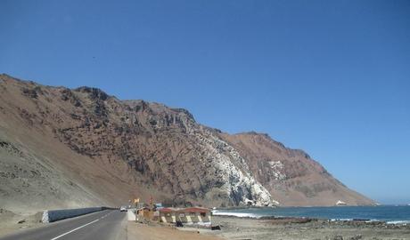 bord de mer le long de la côte de Arica