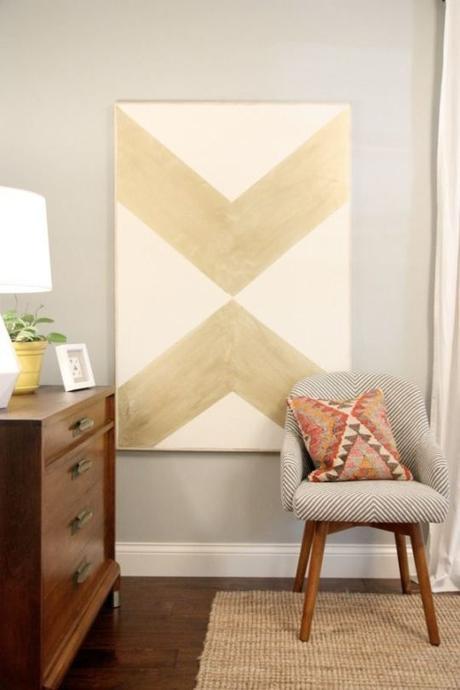 Suivez le chevron Tableau chevron
