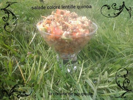 Salade quinoa, lentilles et ces petits légumes