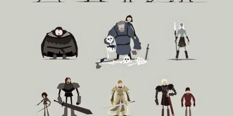 Illustrations minimalistes de Game of Thrones de Jerry Liu