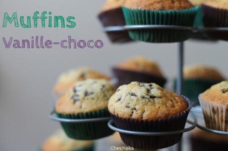 Muffins vanille et vermicelle de chocolat