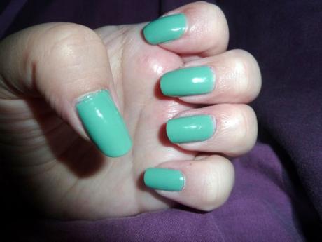 Mon vernis vert d'eau