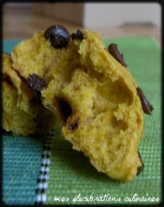 Cookies *potimarron - chocolat noir - marron* (sans beurre)