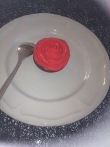 Cupcake chocolat / miel fraise framboise